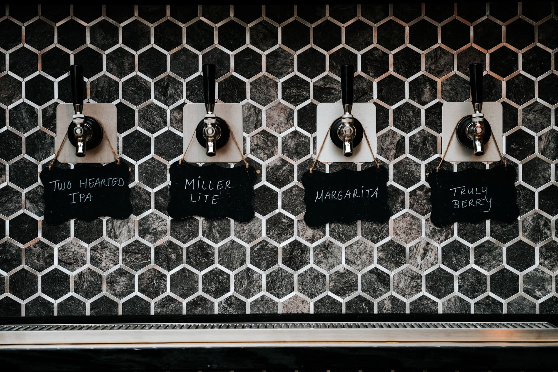 Tap labels ready for service