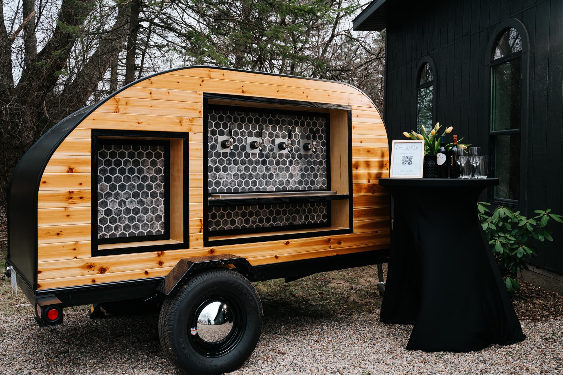 Tap Wagon serving at an outdoor event